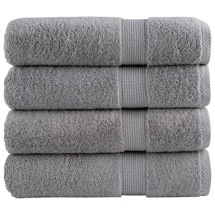 Prosoape de mâini premium, SOLUND 4 buc gri 50x100cm 600gsm - WALTI WALTI