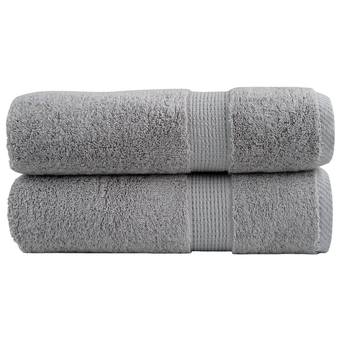 Prosoape de baie premium, SOLUND 2 buc gri 100x150cm 600gsm - WALTI WALTI