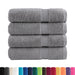 Prosoape de baie premium, SOLUND 4 buc gri 100x150cm 600gsm - WALTI WALTI
