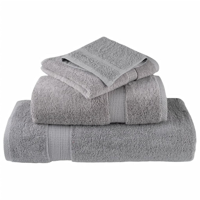 Prosoape de saună premium, SOLUND 10 buc gri 80x200cm 600gsm WALTI