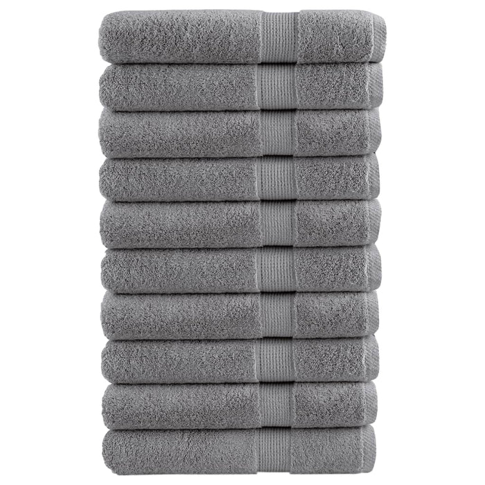 Prosoape premium, SOLUND 10 buc gri 100x200cm 600gsm - WALTI WALTI