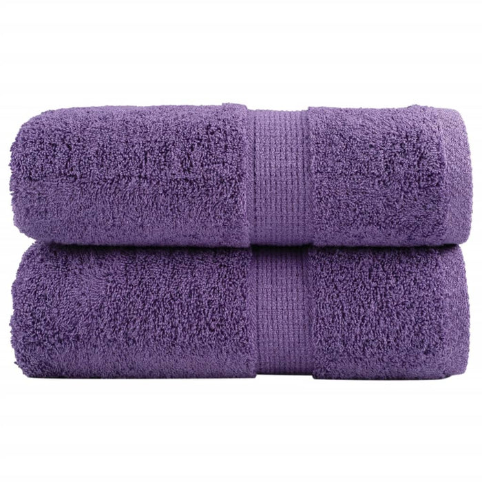 Prosoape de baie premium SOLUND, 2 buc., violet, 30x30 cm, 600 g/m² WALTI