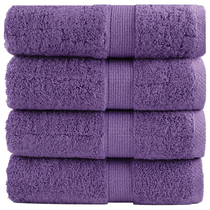 Prosoape oaspeți premium SOLUND 4 buc violet 30x50 cm 600 gsm - WALTI WALTI