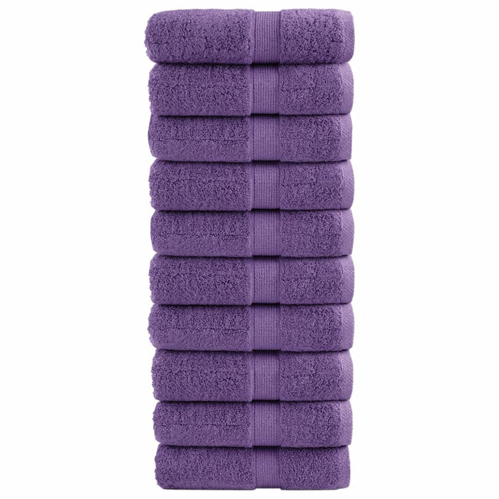 Prosoape oaspeți premium SOLUND 10 buc violet 30x50 cm 600 gsm - WALTI WALTI