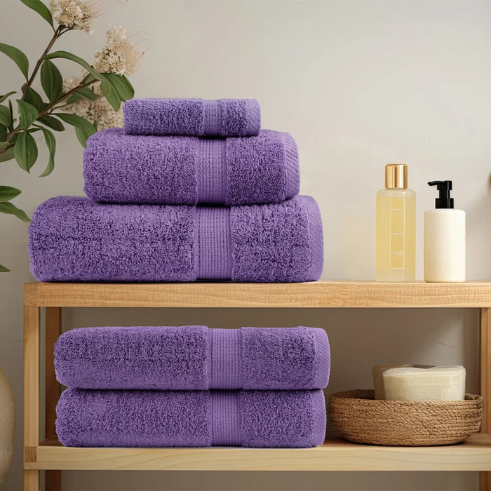 Prosoape de mâini premium SOLUND 2 buc. violet 50x100 cm 600gsm WALTI
