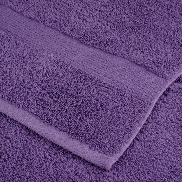 Prosoape de saună premium SOLUND 4 buc. violet 80x200 cm 600gsm WALTI