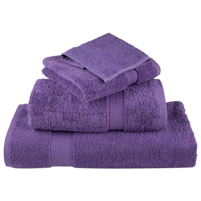 Prosoape premium SOLUND 4 buc. violet 100x200 cm 600 gsm - WALTI WALTI