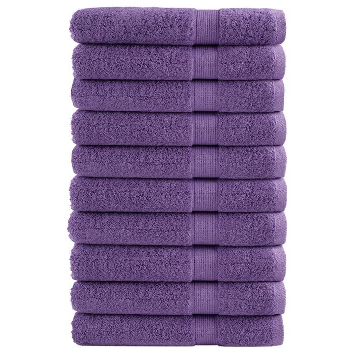 Prosoape premium SOLUND 10 buc. violet 100x200 cm 600 gsm - WALTI WALTI