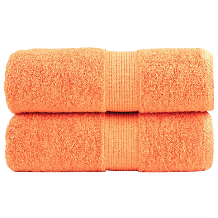 Prosoape de baie premium SOLUND, 2 buc. portocalii, 30x30 cm, 600 g/m² WALTI