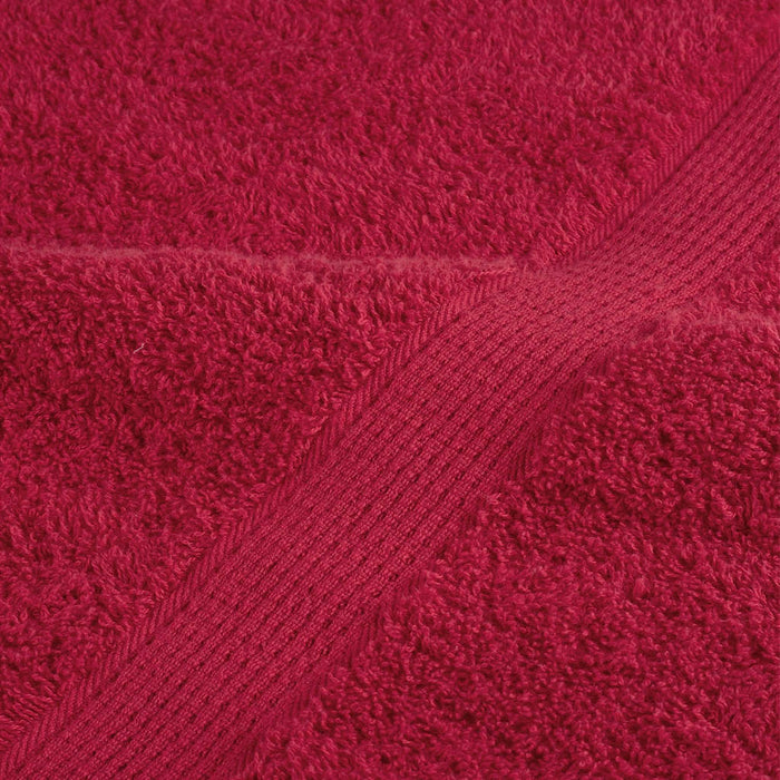 Prosoape de saună premium SOLUND 10 buc. roșu 80x200 cm 600 gsm WALTI