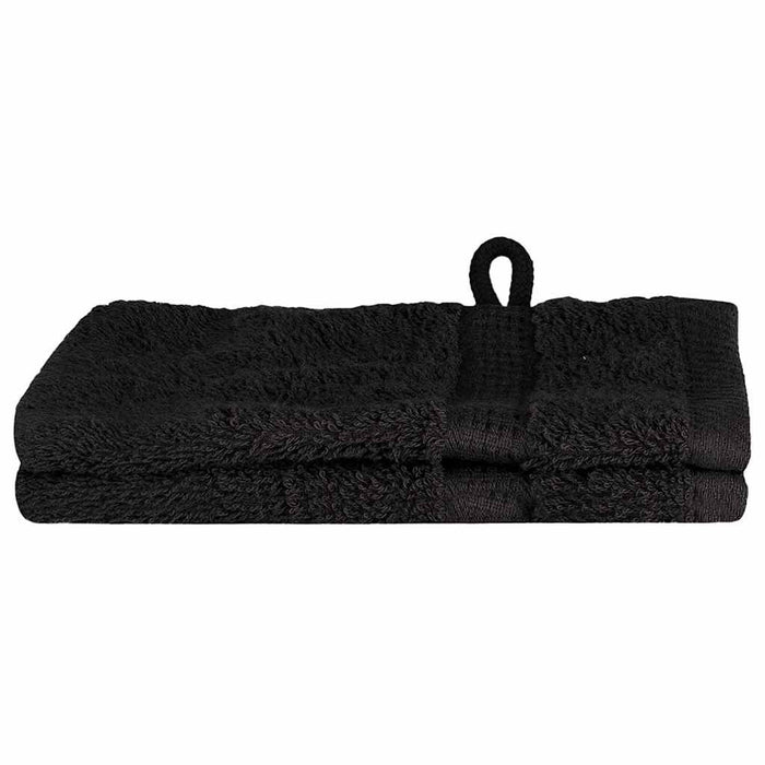 Prosop pentru musafiri SOLUND 2 pcs Negru 15 x 21 cm 550 gsm - WALTI WALTI