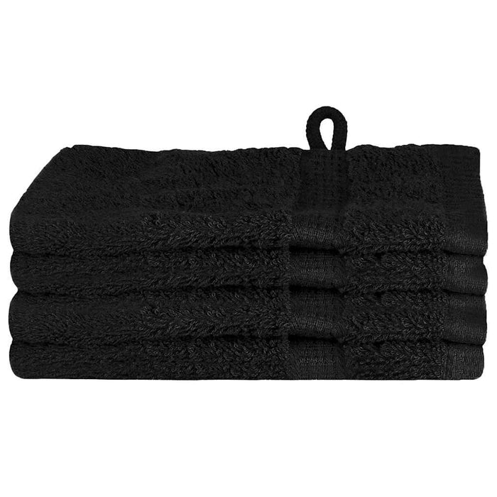 Prosop pentru musafiri SOLUND 4 pcs Negru 15 x 21 cm 550 gsm - WALTI WALTI