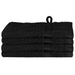Prosop pentru musafiri SOLUND 4 pcs Negru 15 x 21 cm 550 gsm - WALTI WALTI