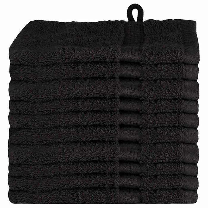 Prosop pentru musafiri SOLUND 10 pcs Negru 15 x 21 cm 550 gsm - WALTI WALTI