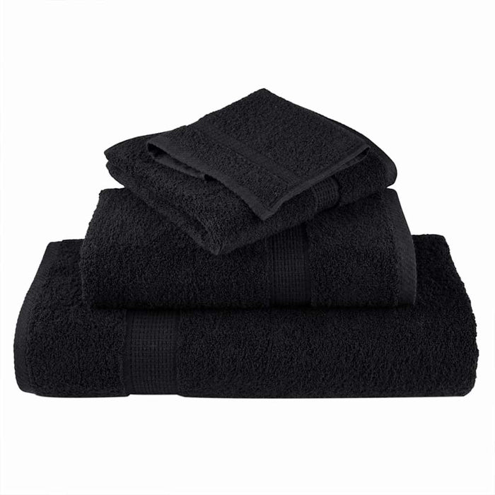 Prosop pentru musafiri SOLUND 10 pcs Negru 15 x 21 cm 550 gsm - WALTI WALTI