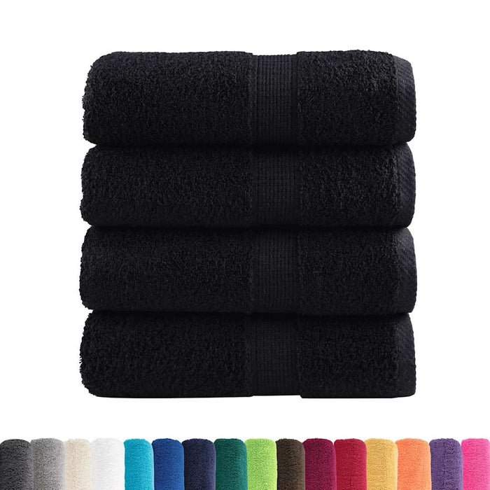 Prosoape oaspeți premium SOLUND 4 buc. negru 30x50 cm 600 gsm - WALTI WALTI