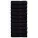 Prosoape de mâini premium SOLUND 10 buc. negru 50x100cm 600 gsm - WALTI WALTI