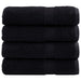 Prosoape de duș premium SOLUND 4 buc. negru 70x140 cm 600 gsm - WALTI WALTI