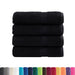 Prosoape de duș premium SOLUND 4 buc. negru 70x140 cm 600 gsm - WALTI WALTI