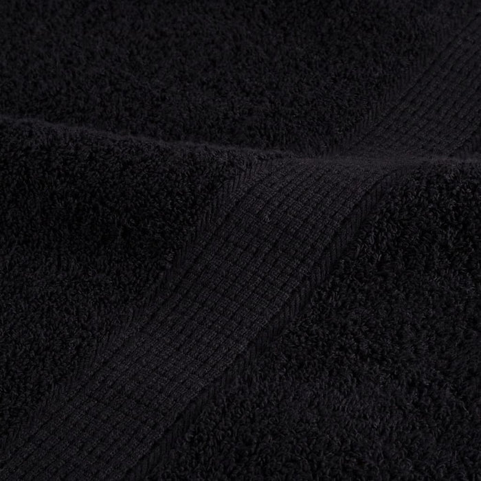 Prosoape de duș premium SOLUND 10 buc. negru 70x140 cm 600 gsm WALTI