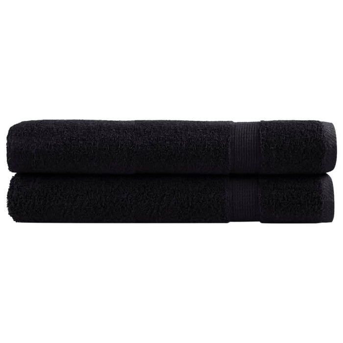 Prosoape de saună premium SOLUND 2 buc. negru 80x200 cm 600 gsm - WALTI WALTI