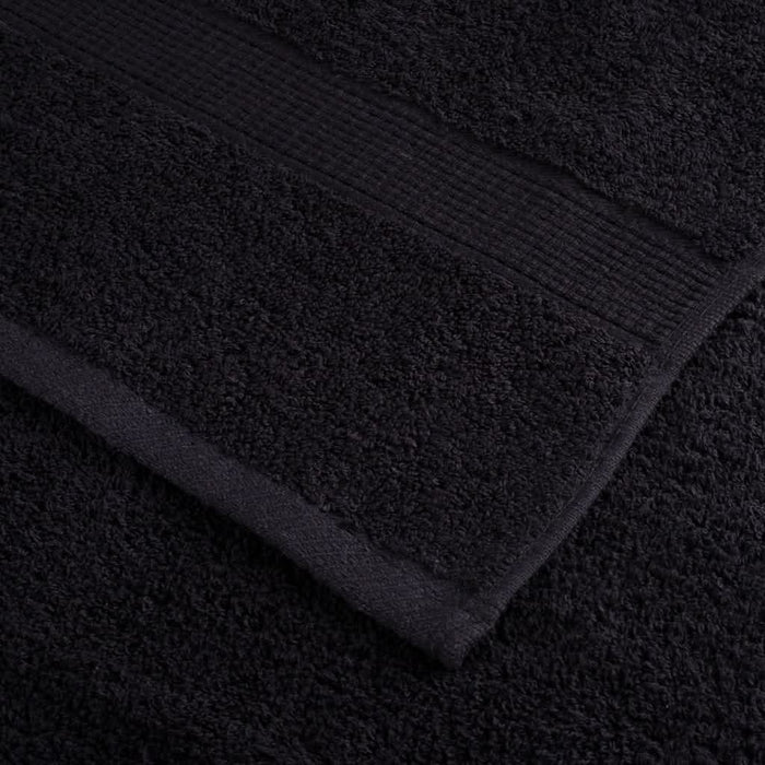 Prosoape de saună premium SOLUND 2 buc. negru 80x200 cm 600 gsm - WALTI WALTI