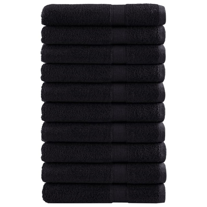 Prosoape de saună premium SOLUND 10 buc. negru 80x200 cm 600gsm - WALTI WALTI