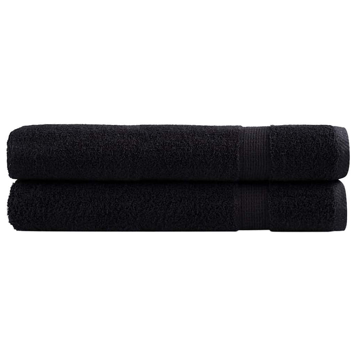 Prosoape premium SOLUND 2 buc. negru 100x200 cm 600 gsm - WALTI WALTI