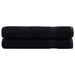 Prosoape premium SOLUND 2 buc. negru 100x200 cm 600 gsm - WALTI WALTI