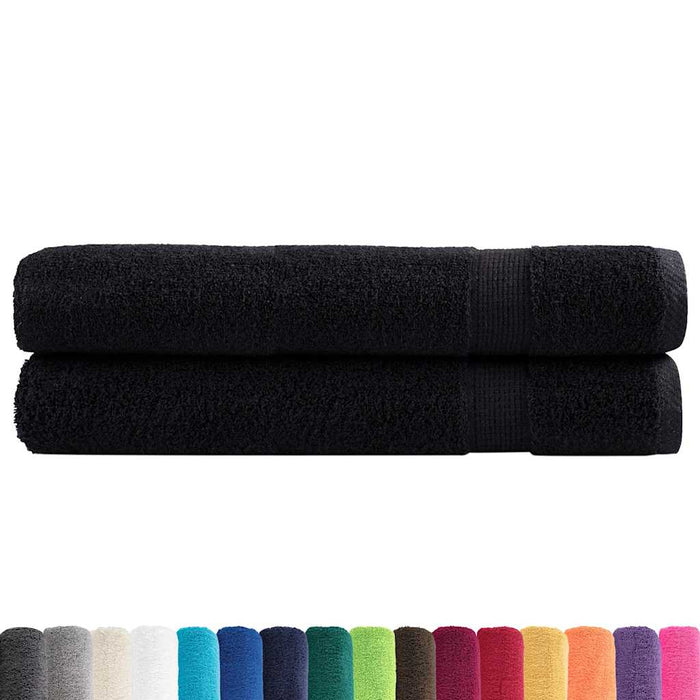 Prosoape premium SOLUND 2 buc. negru 100x200 cm 600 gsm - WALTI WALTI
