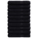 Prosoape premium SOLUND 10 buc. negru 100x200 cm 600 gsm - WALTI WALTI