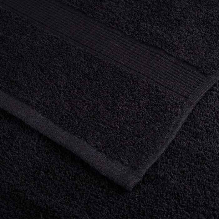 Prosoape premium SOLUND 10 buc. negru 100x200 cm 600 gsm - WALTI WALTI