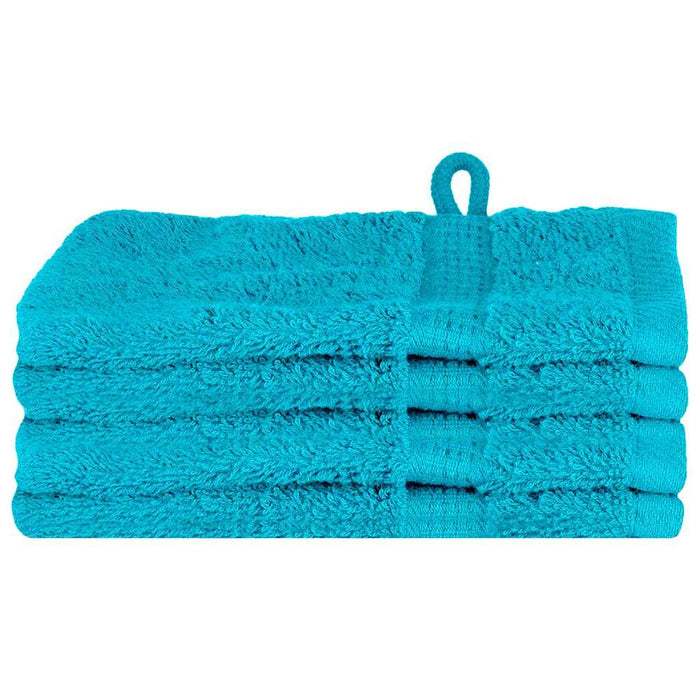 Prosop pentru musafiri SOLUND 4 pcs Turcoaz 15 x 21 cm 550 gsm - WALTI WALTI