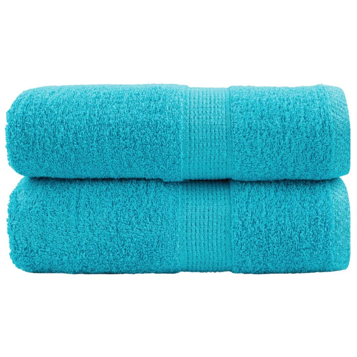 Prosoape de baie premium SOLUND, 2 buc., turcoaz, 30x30 cm, 600 g/m² WALTI