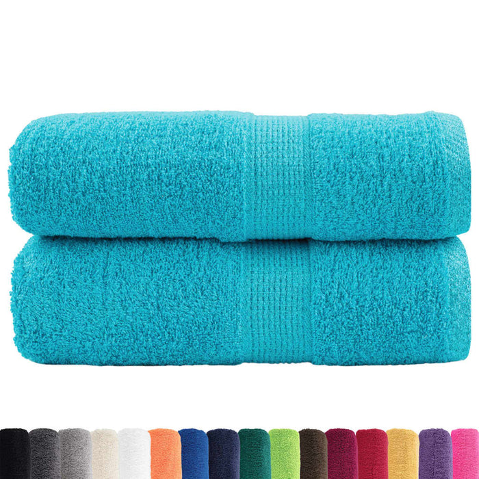 Prosoape de baie premium SOLUND, 2 buc., turcoaz, 30x30 cm, 600 g/m² WALTI