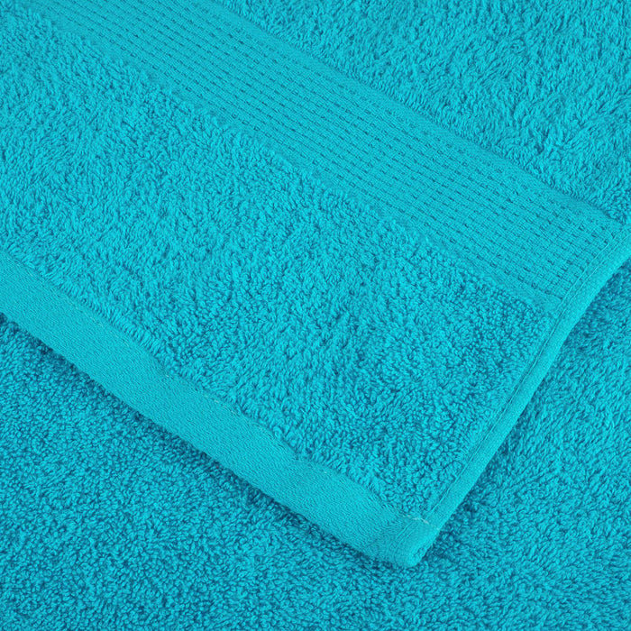 Prosoape de duș premium SOLUND 2 buc. turcoaz 70x140 cm 600 gsm WALTI