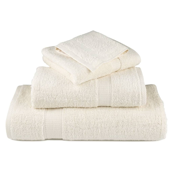 Prosoape de baie premium SOLUND, 2 buc., crem, 30x30 cm, 600 g/m² WALTI