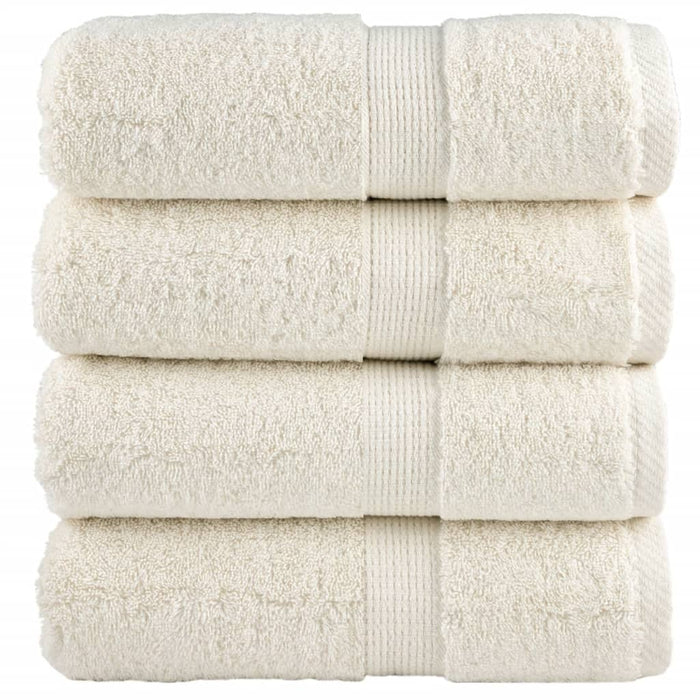 Prosoape oaspeți premium SOLUND 4 buc. crem 30x50 cm 600 gsm - WALTI WALTI