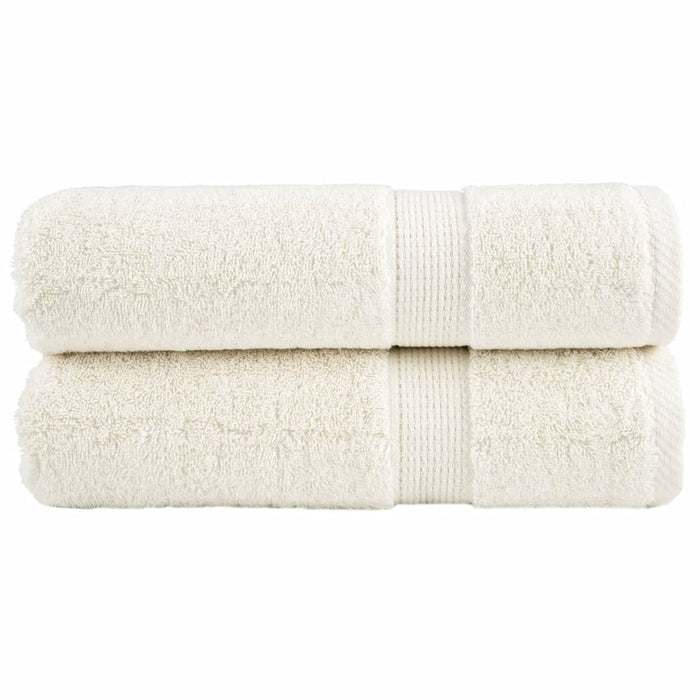 Prosoape de mâini premium SOLUND 2 buc. crem 50x100cm 600 gsm - WALTI WALTI