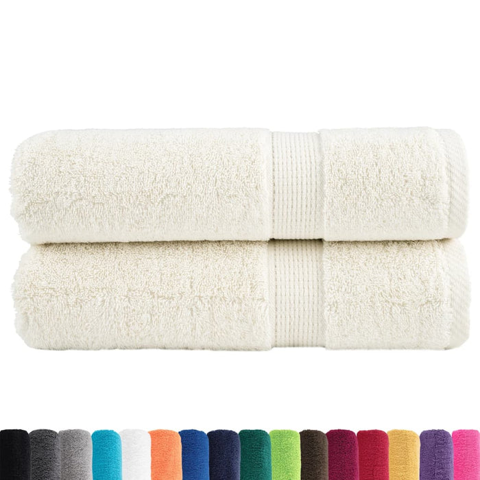 Prosoape de mâini premium SOLUND 2 buc. crem 50x100cm 600 gsm - WALTI WALTI