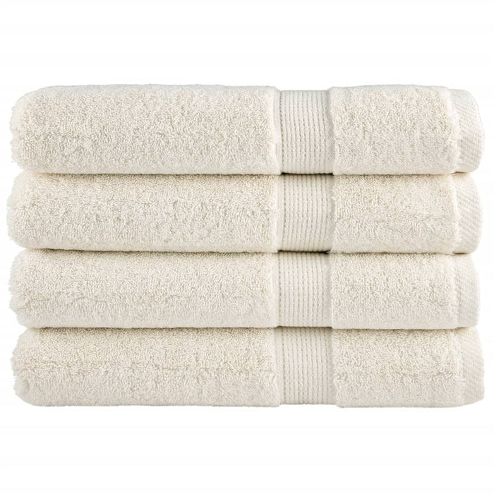 Prosoape de saună premium SOLUND 4 buc. crem 80x200 cm 600 gsm - WALTI WALTI