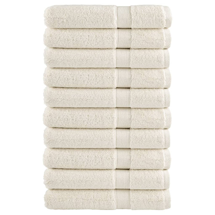 Prosoape de saună premium SOLUND 10 buc. crem 80x200 cm 600 gsm - WALTI WALTI