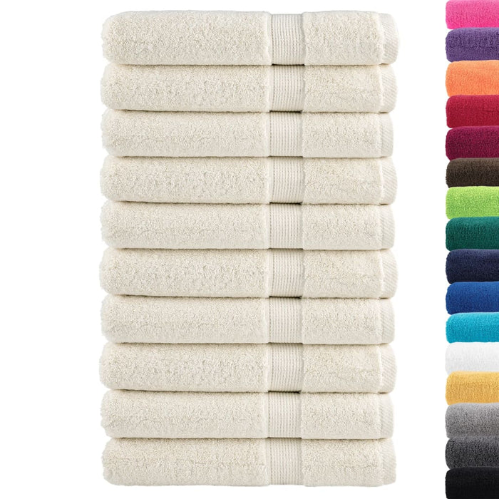 Prosoape premium SOLUND 10 buc. crem 100x200 cm 600 gsm - WALTI WALTI