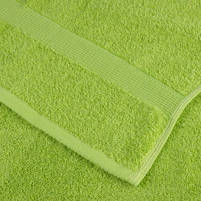 Prosoape de baie premium SOLUND, 4 buc., verde măr, 30x30 cm, 600 g/m² WALTI