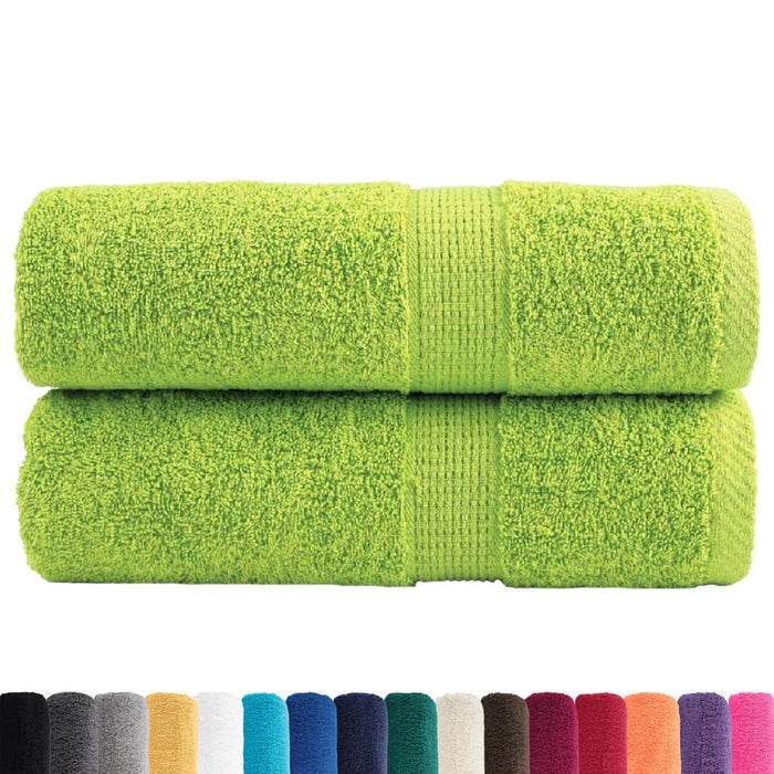 Prosoape oaspeți premium SOLUND 2 buc. verde 30x50 cm 600 gsm WALTI