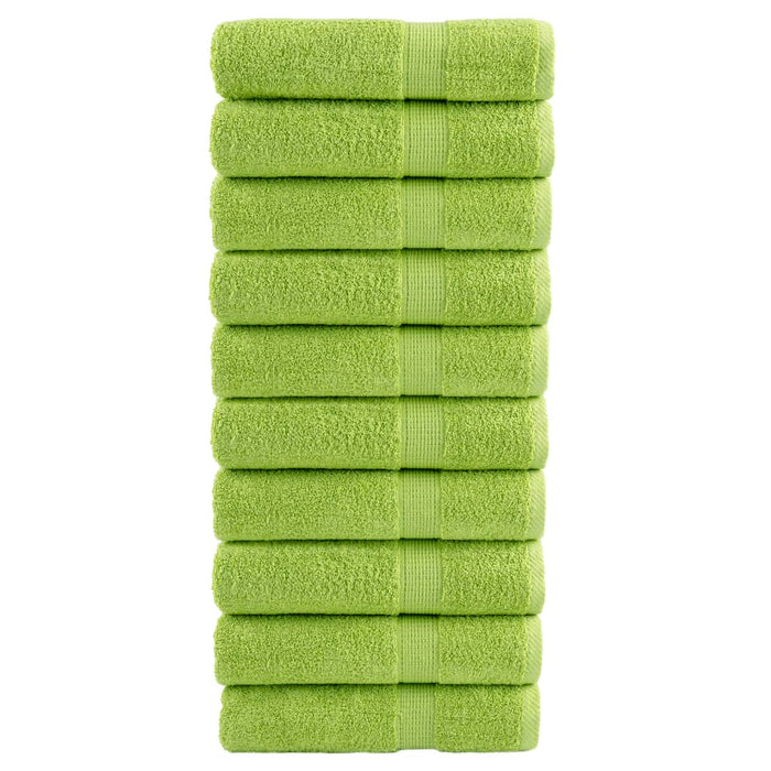 Prosoape de mâini premium SOLUND 10 buc. verde 50x100cm 600 gsm - WALTI WALTI