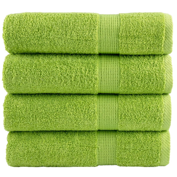 Prosoape de duș premium SOLUND 4 buc. verde 70x140 cm 600 gsm - WALTI WALTI