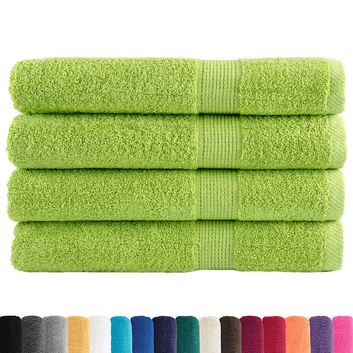 Prosoape de saună premium SOLUND 4 buc. verde 80x200 cm 600 gsm - WALTI WALTI