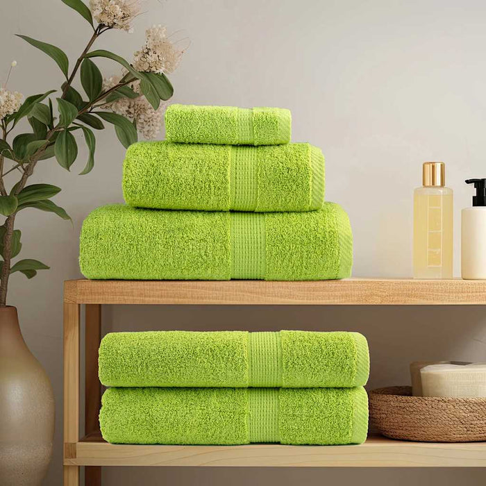 Prosoape de saună premium SOLUND 4 buc. verde 80x200 cm 600 gsm - WALTI WALTI