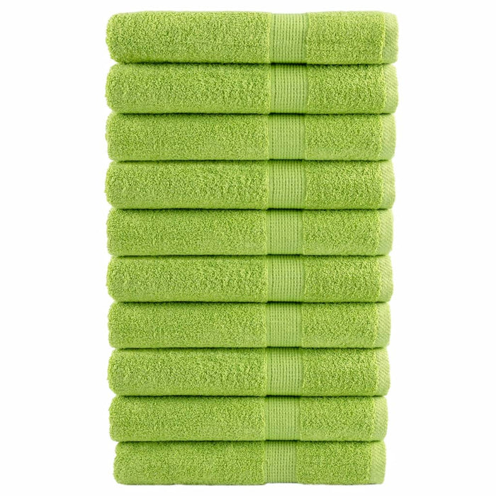 Prosoape de saună premium SOLUND 10 buc. verde 80x200 cm 600gsm - WALTI WALTI